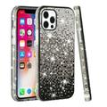 For Apple iPhone 15 Pro Max (6.7 ) Glitter Bling TPU Sparkle Diamond Rhinestone Shiny Full Cover Crystal Stones Back Cover Xpm Phone Case [ Black ]
