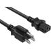 Guy-Tech 5FT Premium 3Prong Adapter Power Cable Cord Lead Compatible with Xbox 360 PS3 3