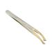 Unique Bargains Anti Slip Eyebrow Clip Gold Tone Silver Tone Eyebrow Clip for Women Eyebrow Combing 3.31 x0.28