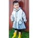 Kids Raincoat EVA Rain Poncho Portable Hooded Poncho Jacket Rain Coat for Boys Girls Children