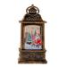 Christmas Lantern | LED Flame Effect Night Light Retro Lighted Christmas Scene Candle Lantern | Santa Claus/Snowman/Deer Table Top Lamp Rustic Hand Hang-On Night Light