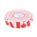 red maple hockey stick tape 2.5cmx25m Hockey Stick Tape Red Maple Pattern Sticky Tape Anti-slip Wear-resistant Sports Waterproof Tape Hockey Stick Wrapper (Red)