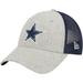 Men's New Era Heather Gray/Navy Dallas Cowboys Pop Trucker 9FORTY Adjustable Hat