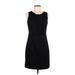 Apt. 9 Casual Dress: Black Dresses - Women's Size 8 Petite