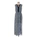 AB Studio Casual Dress: Blue Dresses - Women's Size Medium