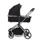 Mee-go Pure Pushchair & Carrycot - Allegra Black