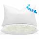 Acteb Basic Goose Down Feather Pillows King Size Set of 2 Pack Hotel Collection Bed Pillow for Sleeping Medium Firmness, 20x36 Inches
