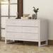 Winston Porter Massiah 6-Drawer 47.9" W Double Dresser Wood in White | 30.2 H x 47.9 W x 19 D in | Wayfair D5CC2F31F7EF4BEB84405727EFA9AA5C