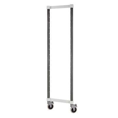 Cambro EXHDPK1878480 Camshelving Elements XTRA HD Track System Post Kit - 18" x 78", Speckled Gray