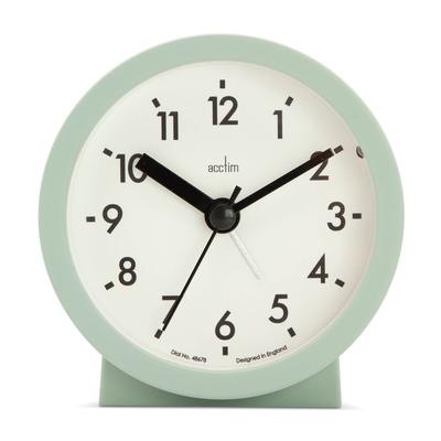 Acctim Gaby Bedside Alarm Clock Cool Mint