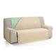 Martina Home Sofaüberwurf Diamond 2-Sitzer, Beige/Aquamarin