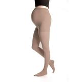 duomed Advantage Soft Opaque 15-20 mmHg Maternity Pantyhose Closed Toe Compression Stockings Beige X-Large Petite