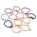 hair ring 100Pcs Handmade Woven Hair Ring Multi-color Hair Tie Hair Band Hair accessories Hair Rope for Women Girl Size M Mixed Color