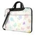 ZICANCN Laptop Case 13 inch Spring Beautiful Butterflies Work Shoulder Messenger Business Bag for Women and Men