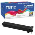 YOUTOP 1PK TN812 TN-812 (A8H5030) Toner Cartridge Compatible for Konica Minolta Bizhub 758 808