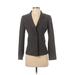 Ann Taylor LOFT Wool Blazer Jacket: Gray Jackets & Outerwear - Women's Size 0 Petite