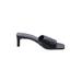 H&M Heels: Black Print Shoes - Women's Size 39 - Open Toe