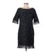 Cupcakes & Cashmere Cocktail Dress: Black Dresses - Women's Size Medium