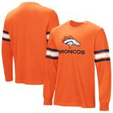 Men's Orange Denver Broncos Hands Off Long Sleeve Adaptive T-Shirt