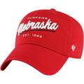 Women's '47 Scarlet Nebraska Huskers Sidney Clean Up Adjustable Hat