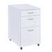 Inbox Zero Elberton 18.5" Wide 3 -Drawer Mobile File Cabinet in White | Wayfair 62E2C7C6628F4339B0D9BEF25422C1F2