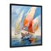 Breakwater Bay Fresin Sailboat Abstract Winds I Metal | 32 H x 16 W x 1 D in | Wayfair F04F984FFFC44151A71C44452AE79AEB