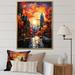 Ebern Designs City Pittsburgh Popart II - Cityscapes Canvas Print Canvas, Cotton in Orange/Yellow | 20 H x 12 W x 1 D in | Wayfair