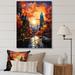 Ebern Designs City Pittsburgh Popart II - Cityscapes Canvas Print Canvas, Cotton in Orange/Yellow | 20 H x 12 W x 1 D in | Wayfair