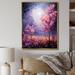 Red Barrel Studio® Lilacs Lilac Serenade II Framed On Canvas Print, Cotton in Pink | 32" H x 16" W x 1" D | Wayfair