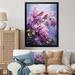 Red Barrel Studio® Lilacs Lilac Serenade IV Framed On Canvas Print, Cotton in Indigo | 40" H x 30" W x 1.5" D | Wayfair