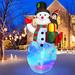 The Holiday Aisle® Christmas Snowman Inflatable | 70.87 H x 39.37 W x 27.56 D in | Wayfair AAE443AE0F2F4B408E44E1DB87A10358