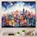 Latitude Run® Bold Cityscape Urban Fog II Framed On Canvas Print Metal | 30 H x 40 W x 1.5 D in | Wayfair EF0D264A75D14069B4ECA48F66D509F9