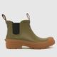 Barbour storm wellington boots in khaki