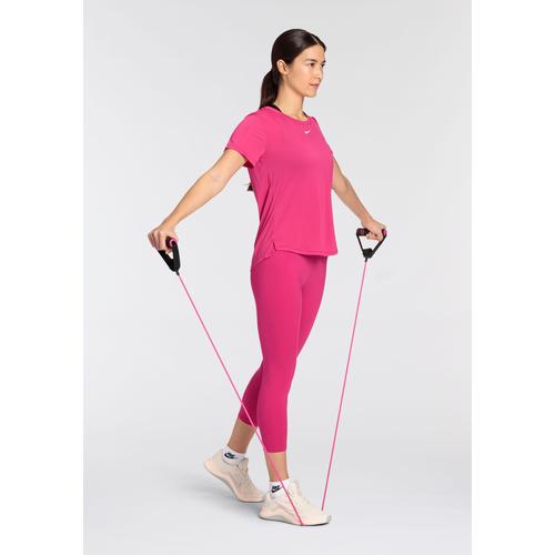 „Trainingstights NIKE „“ONE WOMEN’S HIGH-RISE CROPPED LEGGINGS““ Gr. M (38), N-Gr, rot (fireberry, white) Damen Hosen Yogahosen“