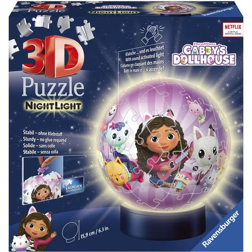 "Puzzleball RAVENSBURGER ""Nachtlicht Gabby's Dollhouse"" Puzzles bunt Kinder Puzzleball Made in Europe"