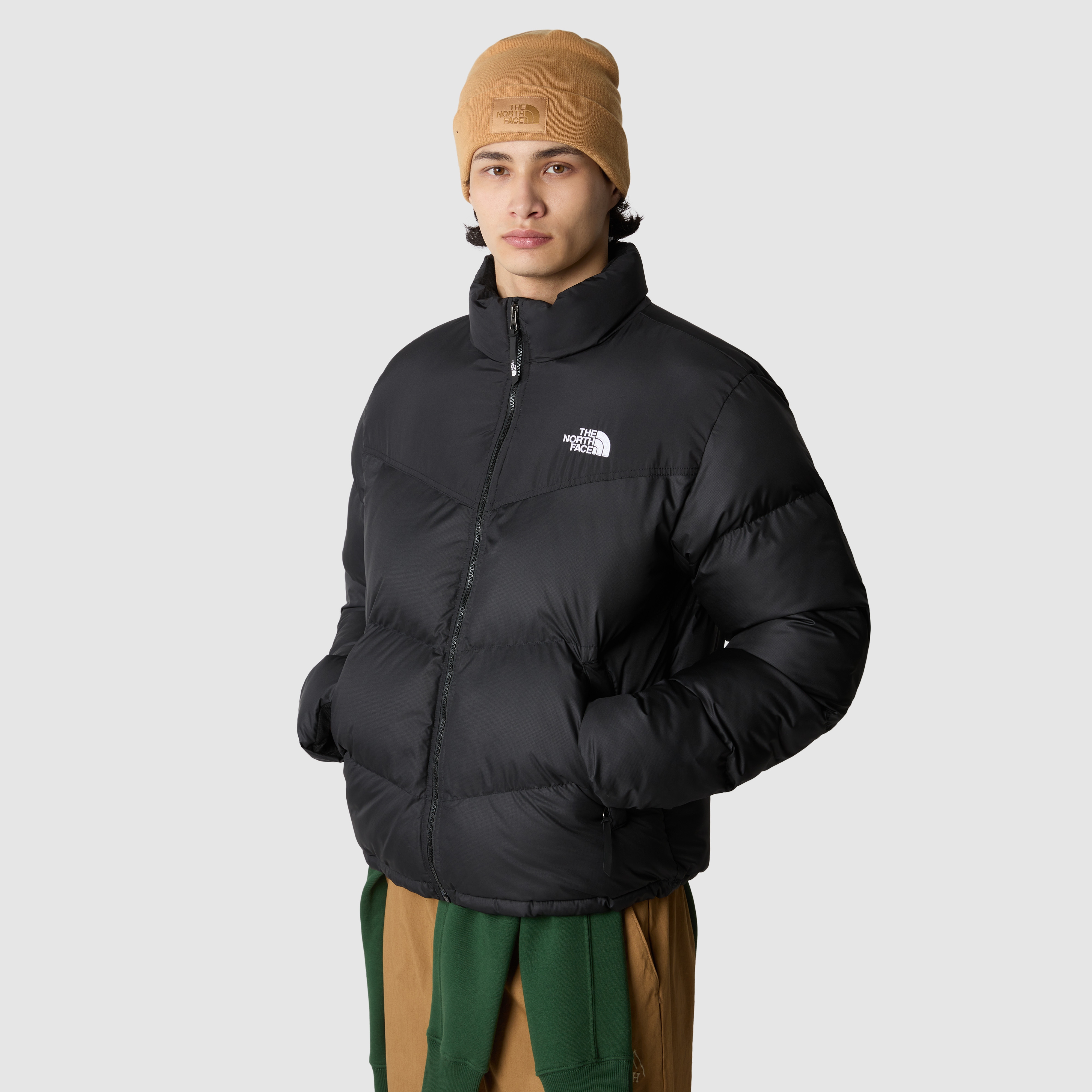 Steppjacke THE NORTH FACE "M SAIKURU JACKET", Herren, Gr. XXL, schwarz, Softshell, Obermaterial: 100% Polyester. Futter: 100% Polyester. Wattierung: 100% Polyester, unifarben, straight fit, abgerundeter Saum, Jacken Steppjacke, wasserabweisend,...