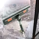 Nettoyeur de vitres 4 en 1 balai à franges essuie-glace arc-en-ciel rotatif avec grattoir en