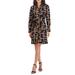 Rocca Maze Print Long Sleeve Shirtdress