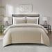 Chic Home Cassidy 7-Piece Elegant Stitched Embroidery Quilt Set
