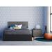 Nexera Chinook 3 Piece Bedroom Set, Bark Grey & Black