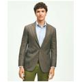 Brooks Brothers Men's Classic Fit Wool Hopsack Patch Pocket Sport Coat | Brown | Size 44 Long