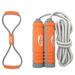 1 Set/2 Pcs Portable 8 Shape Yoga Pull Rope Chest Multifunctional Silicone Workout Bands Expander Resistance Bands with Jump Rop