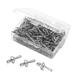 100 Pcs 12x28mm Curtain Hook Home Fashions and Decorative Beautiful Hooks for Bathroom Bedroom Living room Curtain(Silver)