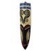 Tall Sankofa,'Sankofa-Themed African Wood Mask from Ghana'