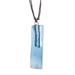 Quiet Mood,'Light Blue Recycled Glass Pendant Necklace from Costa Rica'