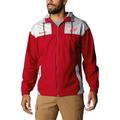 Men's Columbia Red Detroit Wings Omni-Shade Flash Challenger Full-Zip Windbreaker Jacket