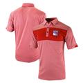 Men's Columbia Red New York Rangers Omni-Wick Total Control Polo