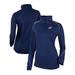 Women's Columbia Navy Columbus Blue Jackets Omni-Wick Shotgun 2.0 Quarter-Zip Pullover Top