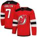 Men's adidas Dougie Hamilton Red New Jersey Devils Home Primegreen Authentic Player