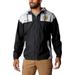 Men's Columbia Black Boston Bruins Omni-Shade Flash Challenger Full-Zip Windbreaker Jacket